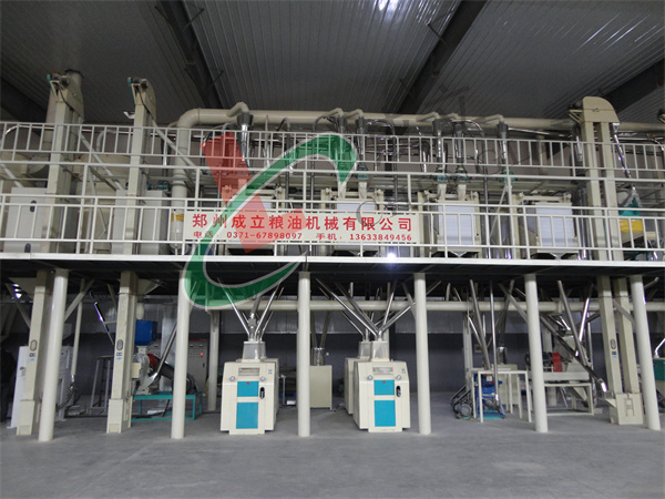 黑龍江日產100噸玉米加工設備用戶生產現場